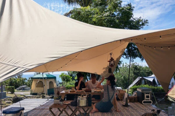 How To Build A Shade Sail Alone | Camping | DIY